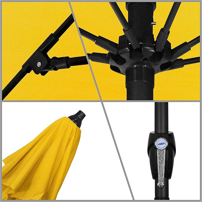 California Umbrella 9' Rd Sunbrella Aluminum Patio Umbrella