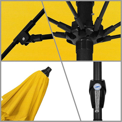 California Umbrella 9' Rd Sunbrella Aluminum Patio Umbrella