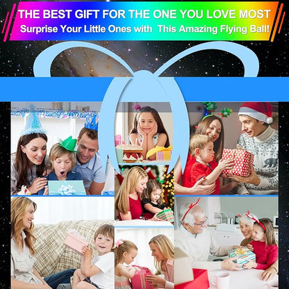 Vantexi Flying Orb Ball Toy,2026 Upgraded Parachute LED,Magic Hand Controlled Mini Gravity Ball,Cosmic Globe Boomerang,Cool Christmas Birthday Gift for 6 7 8 9 10+ Year Old Boys Girls-Blue & Blue