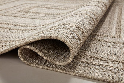 Loloi Dawn Collection Indoor/Outdoor DAW-01 Natural 2'-3" x 3'-9" Accent Rug