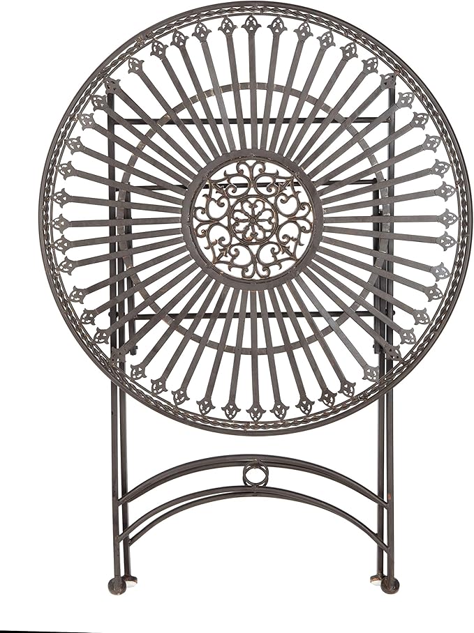 SAFAVIEH PAT5020A Outdoor Collection Belen Pearl White 3-Piece Bistro Set