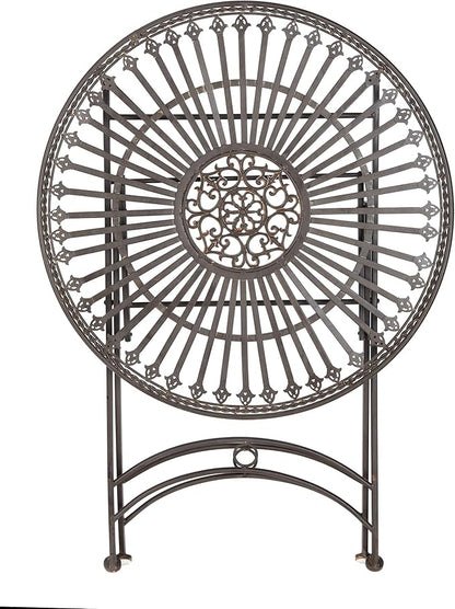 SAFAVIEH PAT5020A Outdoor Collection Belen Pearl White 3-Piece Bistro Set