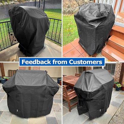 SunPatio 2 Burner Grill Cover 30 Inch, Heavy Duty Waterproof Small BBQ Cover Compatible for Weber Spirit 210 Series, Charbroil, Kenmore Grills, Compared to Weber 7105 (Not Fit for Spirit II E-210)