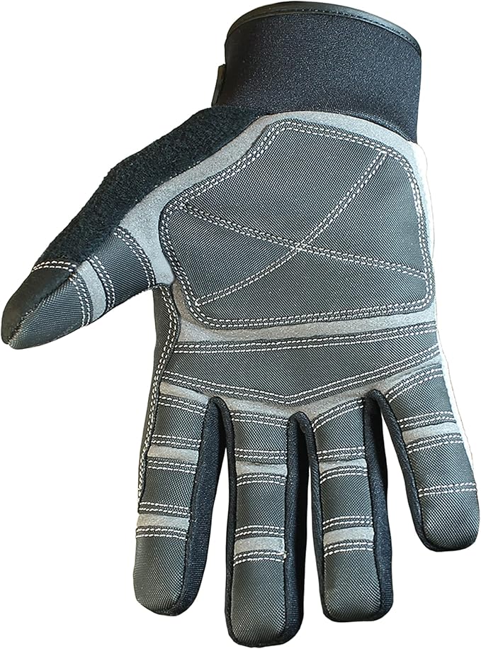 Youngstown Glove Cut Resistant General Utility Synthetic Work Gloves For Men - Kevlar Lined - Gray, X-Large