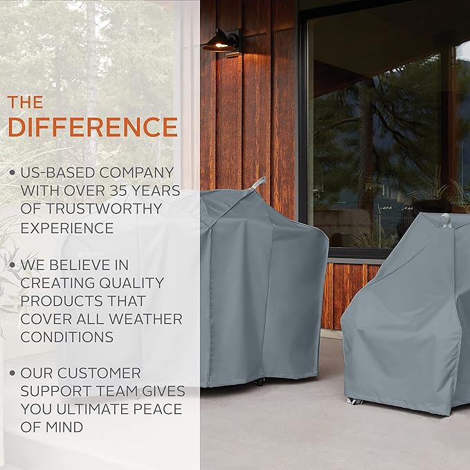 Classic Accessories Storigami Easy Fold Water-Resistant 58 Inch BBQ Grill Cover, Charcoal Black
