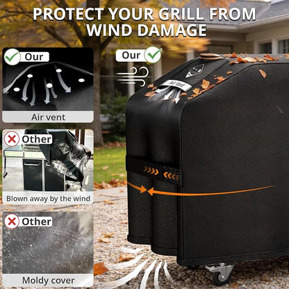 Griddle Cover for Blackstone 36 inch Griddle with Hood 5482[2026 Upgraded 1000D Heavy Duty] Flat Top Grill Cover,Waterproof Rip-Proof Grill Cover for Blackstone and More 4-Burner Griddle with Air Vent