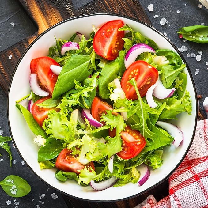 20,000+ Lettuce Seeds, Heirloom Vegetable Seed for Planting Indoor Outdoor, 10 Varieties of Fresh Salad Greens for Hydroponics Kit, Easy to Grow for Garden Beginners, Non-GMO