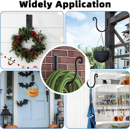 Garden Hose Holder Wall Mount,Heavy-Duty Wall Mount Water Hose Holder for Outside Water Hose Storage,Hose Reel Hooks for Garden(1 Pack)