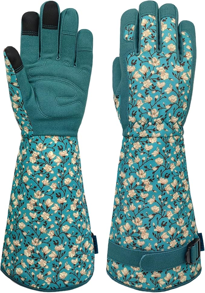 Thorn-proof Gardening and Garden Gloves,Durable Long Rose Yard Work Glove,Gifts for Men Women,Touchscreen