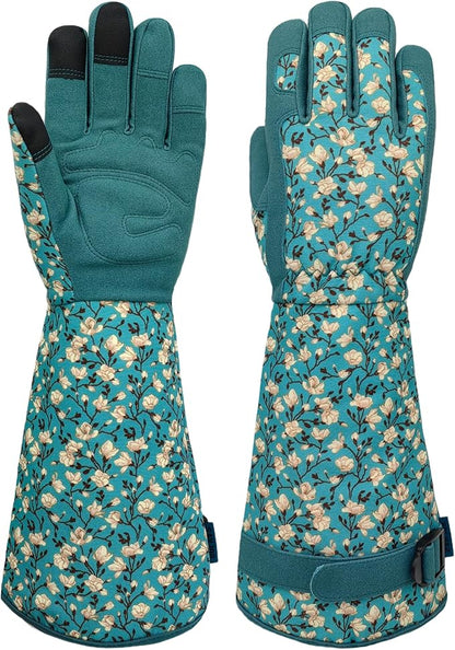 Thorn-proof Gardening and Garden Gloves,Durable Long Rose Yard Work Glove,Gifts for Men Women,Touchscreen