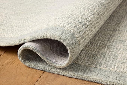 Loloi Magnolia Home by Joanna Gaines Henley Collection HNY-01 Ivory/Spa 2'-3" x 3'-9" Accent Rug