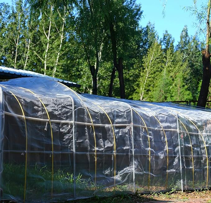 Garden Netting Pest Barrier: Ultra Fine 10'x15' Bug Netting for Garden Protection Row Cover Raised Bed Screen Mesh Greenhouse Mosquito Net, Protecting Tree Plants Vegetable Flowers Fruits