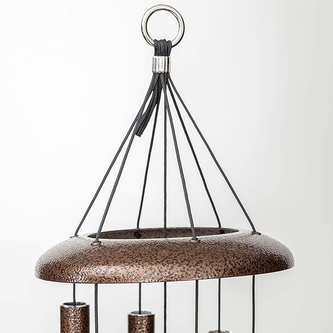 Corinthian Bells by Wind River - 27 inch Copper Vein Wind Chime for Patio, Backyard, Garden, and Outdoor Decor (Aluminum Chime) Made in The USA