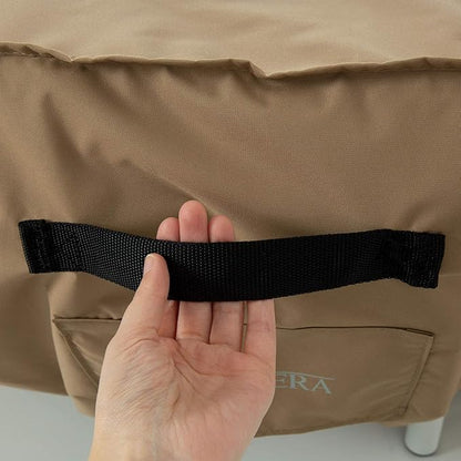 Tempera Patio Table Cover , Sectional Sofa , Dining Set Cover Outdoor , Anti-Fading , Waterproof for Outside Furniture, 110"D x 27.8"H, Taupe