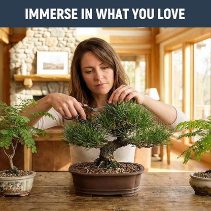 Bonsai Tree Kit - Complete Indoor Bonsai Starter Kit with 5 Unique Tree Seeds, Bonsai Tools - DIY Gardening Gift for Adults Women Men, Mom, Her, Friend (5 Bonsai Trees)
