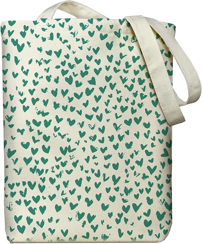 itgowisa Canvas Tote Bag for Women, Tote Bag with Zipper Inner Pocket, Zippered Canvas Bag for Shopping Work Grocery Everyday