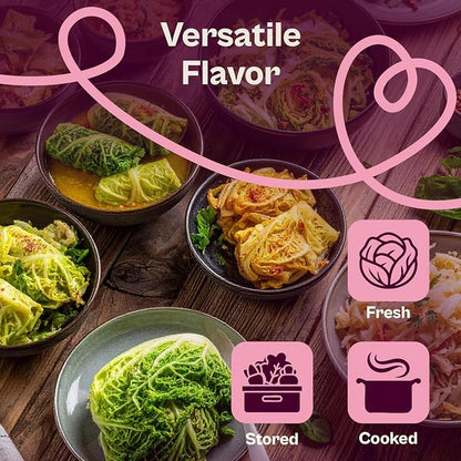 SVI 1000 Golden Acre Cabbage Seeds (Brassica Oleracea) - Green Cabbage, Fast-Growing Heirloom Seed, Non GMO - Great Vegetable Seeds in Seed Packets for Outdoors, Vegetable Garden Beds