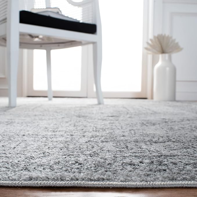 SAFAVIEH Adirondack Collection Accent Rug - 3' x 5', Light Grey & Dark Grey, Oriental Medallion Design, Non-Shedding & Easy Care, Ideal for High Traffic Areas in Foyer, Living Room, Bedroom (ADR108C)