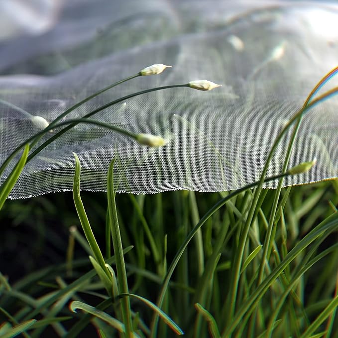 Garden Netting Pest Barrier: Ultra Fine 15'x15' Bug Netting for Garden Protection Row Cover Raised Bed Screen Mesh Greenhouse Mosquito Net, Protecting Tree Plants Vegetable Flowers Fruits