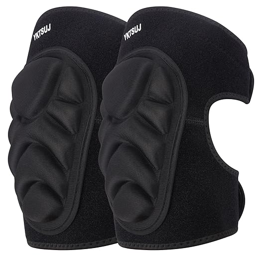 Knee Pad Women Men for Gardening House Working, Floor and Carpet Cleaning, Construction Work, Cleaning Knee Pads With High Elastic Fabric Black M