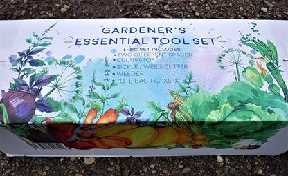 Gardener's Essential Tool Set, Garden Tote, Farmhouse Garden Tools, Garden Bag, Gift for Gardeners