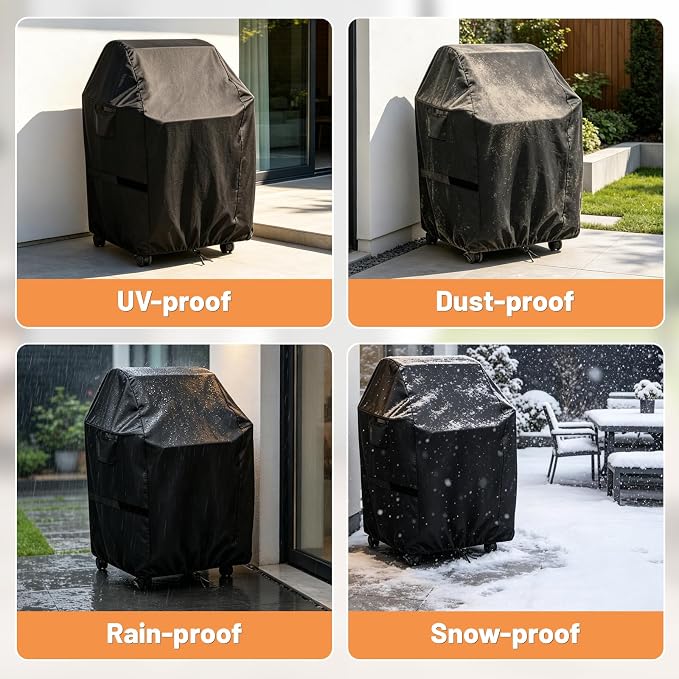 BBQ Grill Cover for 24 Inch Nexgrill Deluxe 2 Burner Gas Grill, Waterproof 600D Outdoor Propane Barbecue Covers Griddle Covers- 24" L x 23" W x 42" H