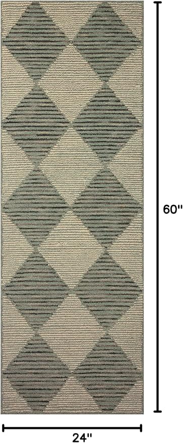 Loloi Chris Loves Julia Francis Collection FRA-01 Spa/Granite 2'-0" x 5'-0" Accent Rug