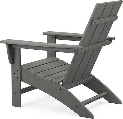 POLYWOOD AD420LI Modern Adirondack Chair, Lime