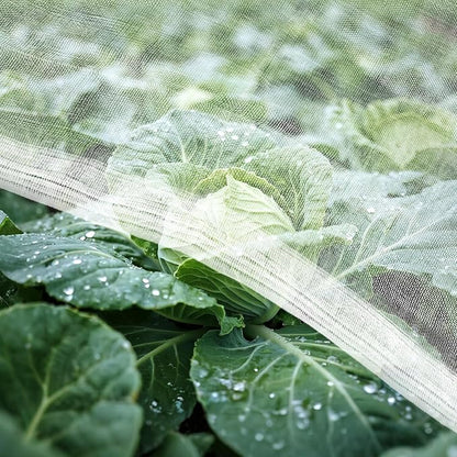 Insect Garden Netting Pest Barrier - 4Ft x 10Ft Garden Mesh Netting Protect Pest Barrier,Garden Plant Cover for Beds Pest,Garden Net for Raise Bed Net,Plant Covers for Vegetables,Fruits and Flowers