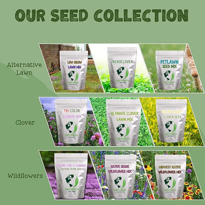 Earthwise Pollinator Paradise Native Mix – 1lb = 2400sqft