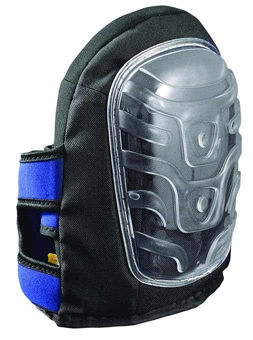 OccuNomix One Size Fits Most Silver Premium Foam Knee Pad, Clear/Blue