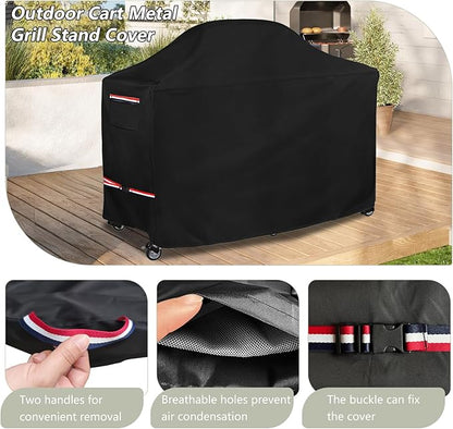 Grill Cover for 76 Inch Big Green Egg Grill Table, Waterproof Heavy Duty Outdoor Grill Cover, Kamado Ceramic BBQ Grill Cover, XL Green Egg Cover, Grill Cart Cover