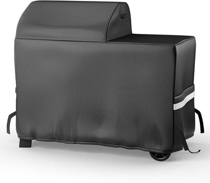 Grill Cover for Traeger Woodridge Grills BAC761 TFB86MLH | Upgraded Full-Length, Heavy Duty Waterproof, Anti-UV, Electric Wood Pellet Grill and Smoker