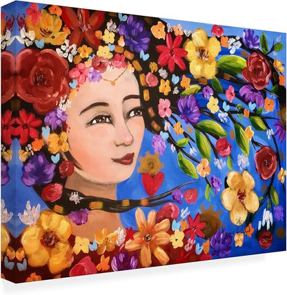 Outdoor Canvas Art - Karrie Evenson 'As the wind blows' Wall Art for Outdoor Spaces, Patios, or Gardens by Trademark Fine Art