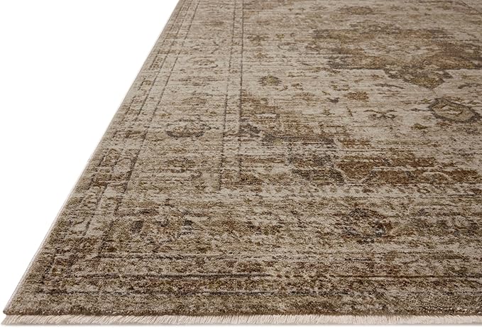 Loloi Haywood Collection HYD-03 Natural/Bark 3'-6" x 5'-7" Accent Rug