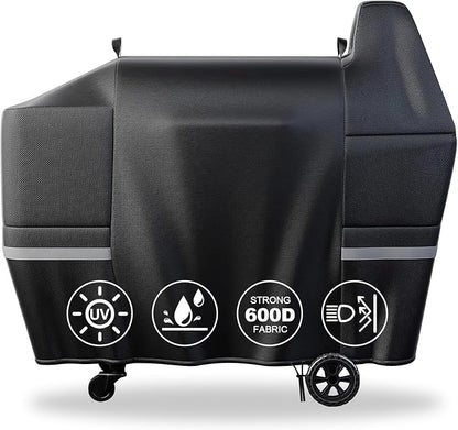 Grill Cover for Pit Boss Austin XL, 600D Pellet Smoker Cover for Pitboss 1000 Series, 1000D3, 1000S, 1000SC, 1000SQ, 1000SC2, 1100 Pro, Rancher XL 1000, 1150 & Z Grill 1000 Series Wood Pellet Grills