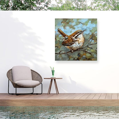 Outdoor Canvas Art - Andrea Lavery 'Looking for Signs' Wall Art for Outdoor Spaces, Patios, or Gardens by Trademark Fine Art
