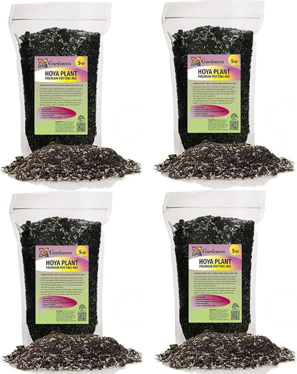 Gardenera Hoya Plant Premium Potting Mix - 20 Quart - Optimal Balance for Thriving Hoyas: Air, Moisture, and Nutrient Retention