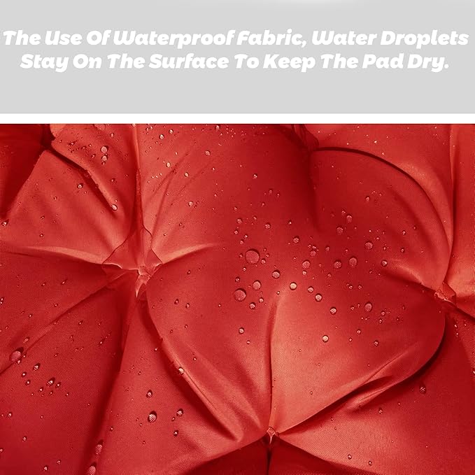 Replacement Cushions for Swing, Swing Cushions 3 Seater Replacement, Waterproof Thicken Washable Pad Cushion for Outdoor Indoor Furniture Swing Patio (red, 40x60 inch)