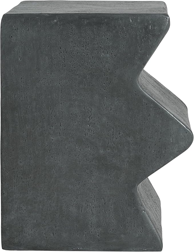 Christopher Knight Home Loire MGO Outdoor Side Table Set of 2, Concrete Indoor/Outdoor Nesting Coffee Table, Multi-Purpose Patio End Table, No Assembly, Stone Gray