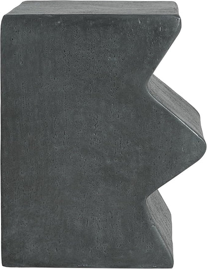 Christopher Knight Home Loire MGO Outdoor Side Table Set of 2, Concrete Indoor/Outdoor Nesting Coffee Table, Multi-Purpose Patio End Table, No Assembly, Stone Gray