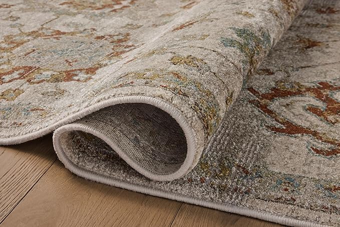Loloi Magnolia Home by Joanna Gaines Mona Collection MOA-02 Oatmeal/Multi 11'-6" x 15'-6" Area Rug