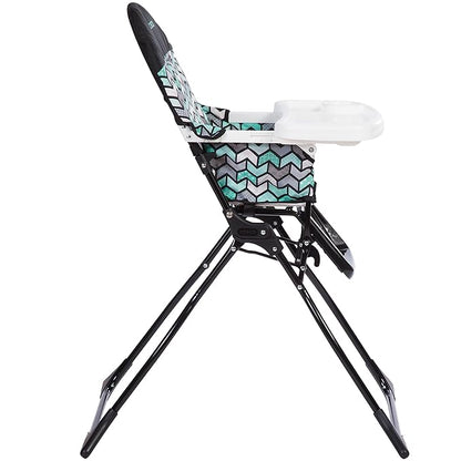 Cosco Kids Highchair for Baby, Simple Foldable High Chair, Convenient, Lightweight, and Compact Design, Spritz