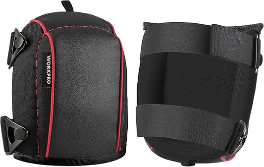 WORKPRO Garden Knee Pads For Unisex-Adult, Flooring Kneepads with Foam Padding, Comfortable Kneeling Cushion for Gardening, House Cleaning, Construction Work, 7.87"*6.75"*3"