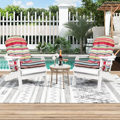 Adirondack Chair Cushion, Rocking Chair Cushions High Back, Thickened Patio Chair pad for Indoor and Outdoor, 44''L x 19''W x 4''H