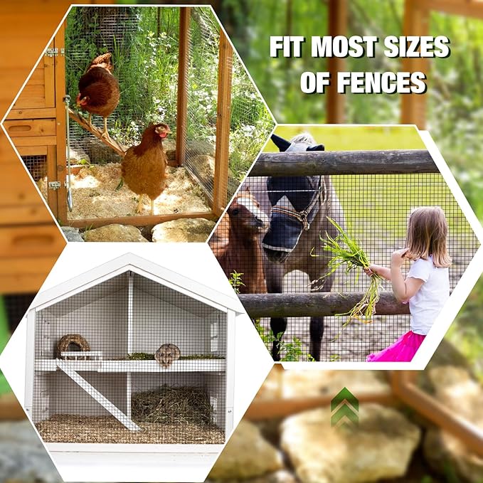 Tatuo Hardware Cloth 1/2 Inch 24in x 150ft Hot Dip Galvanized After Welded Cage Mesh Rolls 21 Gauge Metal Chicken Wire Roll Wire Fencing Poultry Netting for Raised Garden Rodent Animals