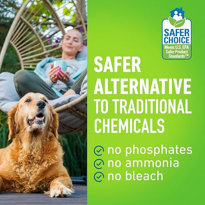 CLR Brands Outdoor Furniture Cleaner, 26 oz. Spray Bottle, Cleans Outdoor Surfaces, Remove Dirt and Grime from Fabric, Wood, Wicker, PVC, Plastic and More
