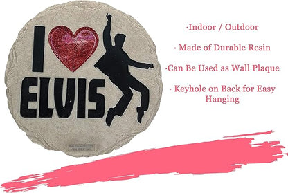 Spoontiques - Garden Décor - Elvis Stepping Stone - Decorative Stone for Garden