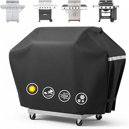 Utheer 60 Inch Grill Cover for Nexgrill 720-0830H 720-0888S 720-0888N 3, 4, 5 Burners Gas Grills, Dyna Glo DGF493PNP-D, for Weber Brinkmann CharBroil Jenn Air and More, Heavy Duty Waterproof