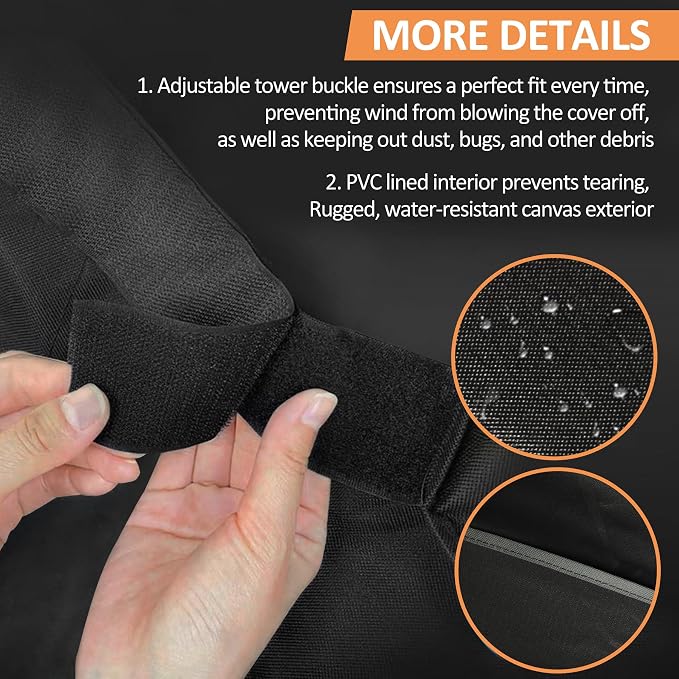 Cover for CharBroil Bistro Pro Electric Grill & Griddle, for CB1250073P4 Grill, 600D Heavy Duty Waterpoorf Outdoor Fade Resistant Charbroil Bistro Pro Cover, Outdoor Accessory